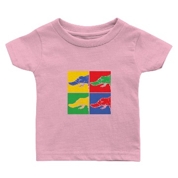 Discover Platypus Popart Baby T-shirts