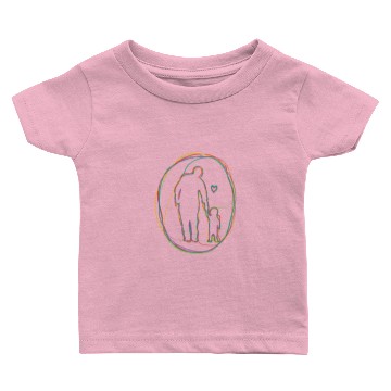 Discover Father's Day Baby T-shirts - Holding hands with son