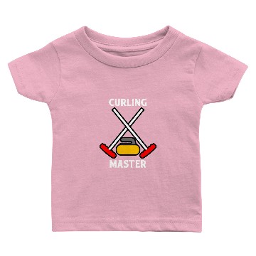 Discover Curling Master Baby T-shirts