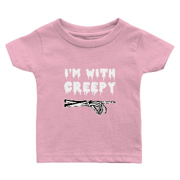 Discover I'm With Creepy Baby T-shirts