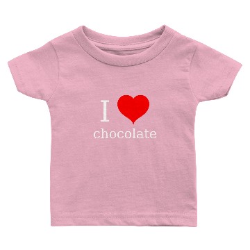 Discover i love chocolate Baby T-shirts