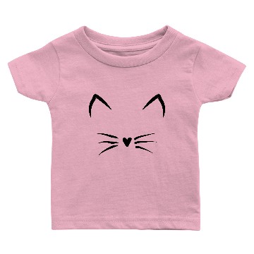 Discover Cat Face Baby T-shirts