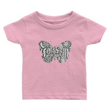Discover artTS BATIK BUTTERFLY B&W Baby T-shirts