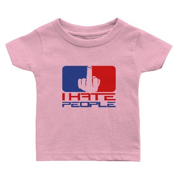 Discover text hand middle finger evil cool logo humans stic Baby T-shirts