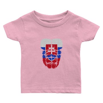 Discover Slovakia flag Hulk muscles Baby T-shirts