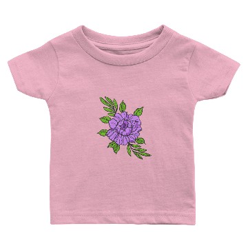 Discover Violet Flower Baby T-shirts