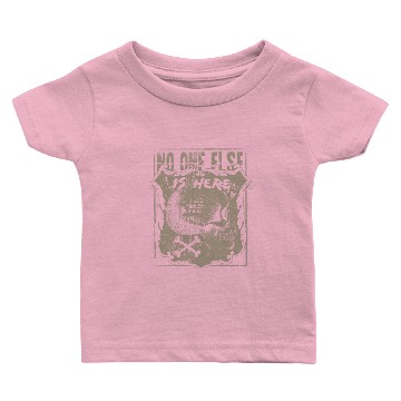 Discover No one else is here skull crossbones Baby T-shirts