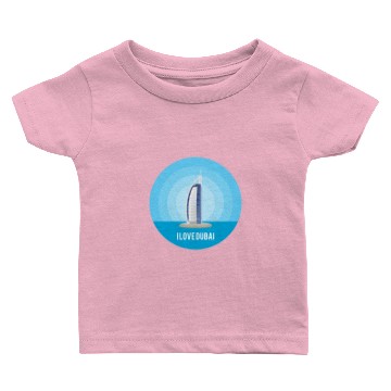 Discover Dubai - I love Dubai Baby T-shirts