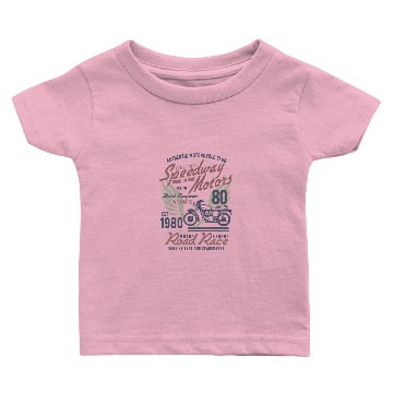 Discover Speedway Born to Ride Baby T-shirts
