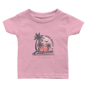 Discover Long Beach CA Baseball Jerseys Baby T-shirts