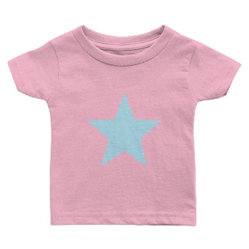 Discover LIGHT BLUE STAR 3D Baby T-shirts