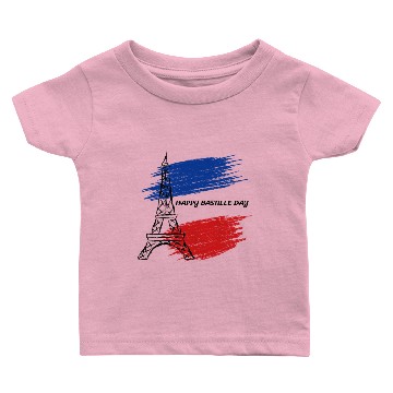 Discover Happy Bastille Day Baby T-shirts