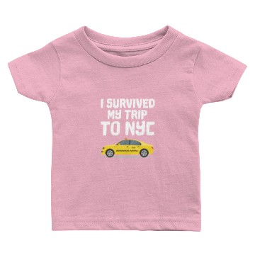 Discover Funny I survived my Trip To NYC Baby T-shirts