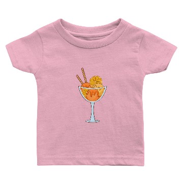 Discover Icecream Gelato Sundae Summer Sherbet Food Baby T-shirts