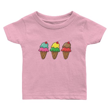 Discover Ice Cream Cones Baby T-shirts