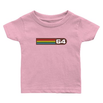 Discover Commodore 64 Color Bar Baby T-shirts