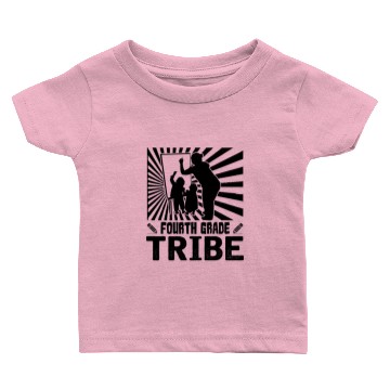 Discover Tribe 4th Grade Teacher Baby T-shirts