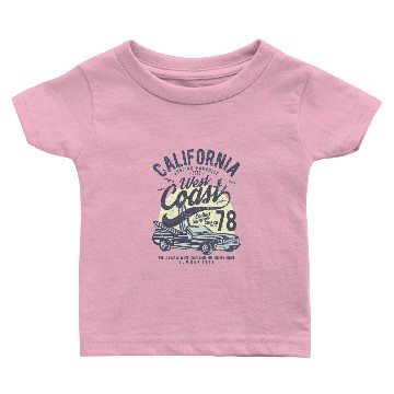 Discover California West Coast Baby T-shirts