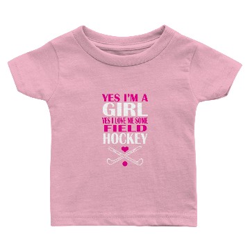 Discover I love field hockey Baby T-shirts