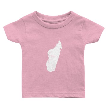 Discover Madagascar Plain Map Baby T-shirts