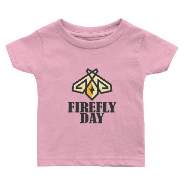 Discover April - 24th april - firefly day Baby T-shirts
