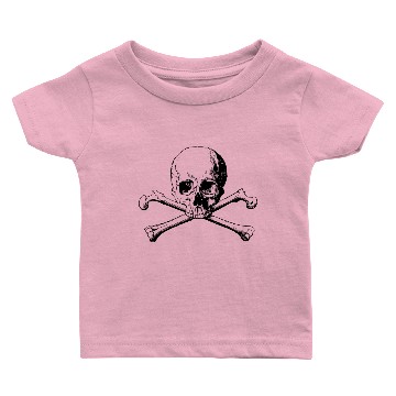 Discover crossbones skull Baby T-shirts