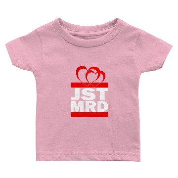 Discover Just Married with hearts Baby T-shirts