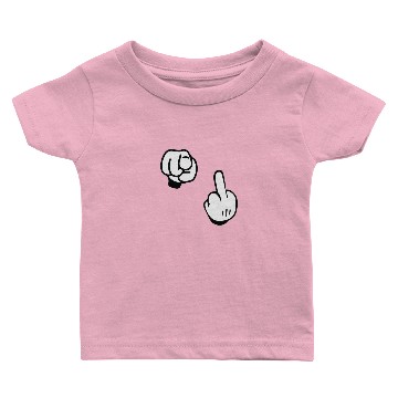 Discover mickey fuck you rouge Baby T-shirts