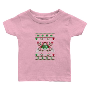 Discover Christmas Firefighter Baby T-shirts
