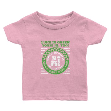Discover Luigi is Green Yoshi is too Baby T-shirts