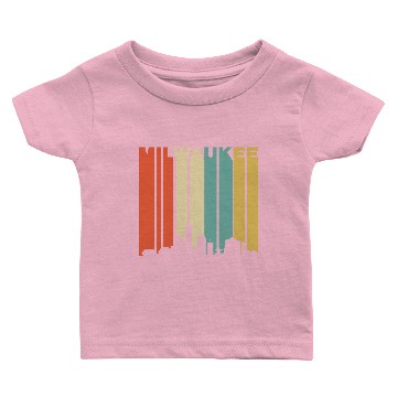 Discover City - retro 1970's milwaukee wisconsin downtown Baby T-shirts