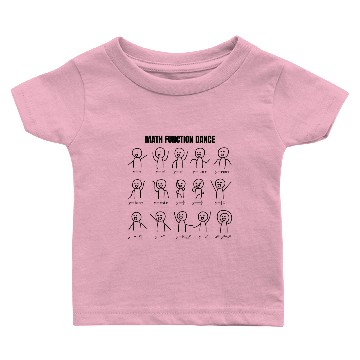 Discover Math Function Dance Baby T-shirts