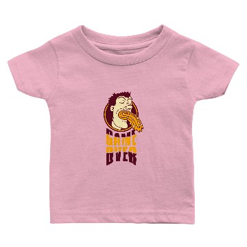 Discover game over round circle puke vomit nausea vomit Baby T-shirts