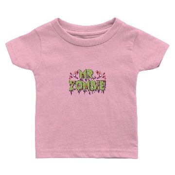 Discover Mr. Zombie Halloween Baby T-shirts