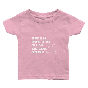 Discover Breakfast Cat funny gift catholic christmas xmas Baby T-shirts