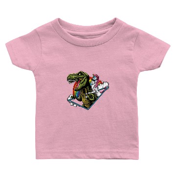 Discover TREX UNICORN RAINBOW Baby T-shirts