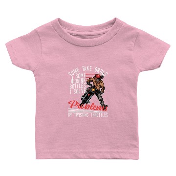 Discover Motocross Dirt Bike Solve Problems Baby T-shirts