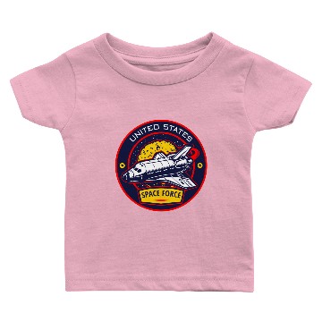 Discover Shuttle Logo Patch | Space Force Baby T-shirts