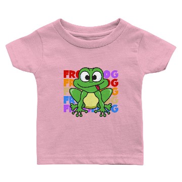 Discover Vintage Retro Pop Art Style Frog Toad Animals Baby T-shirts