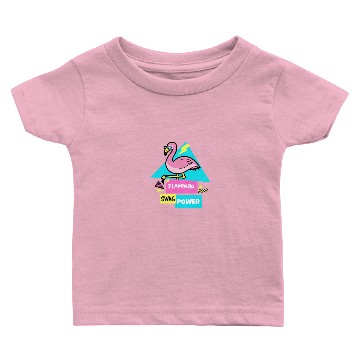 Discover FLAMINGO SWAG POWER Baby T-shirts