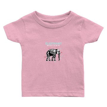 Discover Elephant Anatomy Baby T-shirts