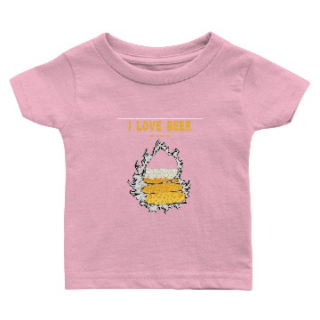 Discover I LOVE BEER Baby T-shirts