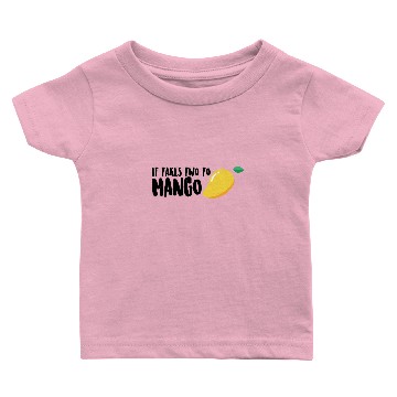 Discover It Takes Two To Mango - Food Puns - Total Basics Baby T-shirts