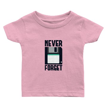 Discover Never Forget Computer PC Floppy Disk Baby T-shirts