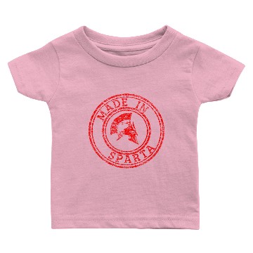 Discover Made in Sparta red Baby T-shirts
