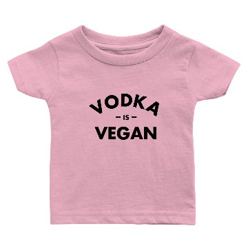 Discover Vodka is Vegan Baby T-shirts