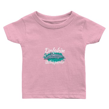 Discover Animal Print Gift - Dolphin Whisperer Baby T-shirts