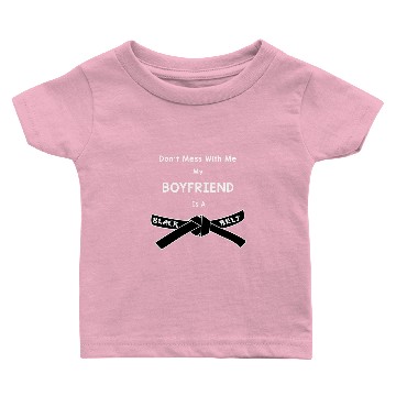Discover Boyfriend Black Belt Karate Martial Arts Baby T-shirts