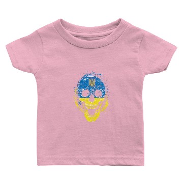 Discover Skull Ukraine Baby T-shirts
