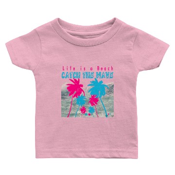 Discover Life's a Beach Baby T-shirts